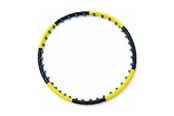 Sport & Fitness - Wozinsky WHH-110 Hulahopring-massager med knopper - Sort og gul - 5907769384561