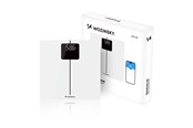 Sport & Fitness - Wozinsky WIWL-180 Smart Bluetooth badevægt - Hvid - 5907769388026