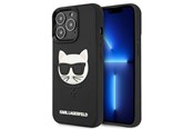 Mobil - Covers & Cases - Karl Lagerfeld 3D Rubber Choupette Case for iPhone 13 Pro / iPhone 13 - Black - 3666339028152