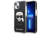 Mobil - Covers & Cases - Karl Lagerfeld Iconik Karl Case for iPhone 13 mini - Black - 3666339048402