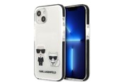 Mobil - Covers & Cases - Karl Lagerfeld KLHCP13STPEKCW iPhone 13 mini 5.4" hardcase white/white Karl&Choupette - 3666339048600