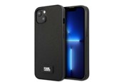 Mobil - Covers & Cases - Karl Lagerfeld KLHCP13SSFMP2K iPhone 13 mini 5.4" hardcase black/black Saffiano Plaque - 3666339048921