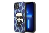 Mobil - Covers & Cases - Karl Lagerfeld KLHCP13MPMNIKBL iPhone 13 6.1" hardcase blue/blue Monogram Ikonik Patch - 3666339049492