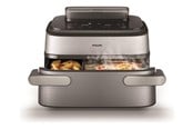 Andre køkkenapparater - Philips 5000 Series NA565 - double hot air fryer - silver/black - NA565/02