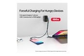 USB kabel - Unitek - USB-C cable - USB-C to USB-C - 80 cm - C14100BK-0.8M