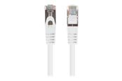 Netværkskabel - Lanberg patch cable - 25 cm - white (RAL 9010) - Hvid - PCF6-20CC-0025-W