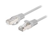 Netværkskabel - Lanberg patch cable - 1 m - grey RAL 7035 - Grå - PCF6-20CC-0100-S