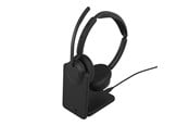 Hovedtelefoner/headset - Jabra Evolve3 45 MS - USB-A with Dongle - Stereo (Charging Stand) - 34599-999-989