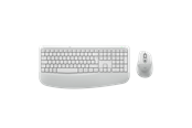 Tastatur - Logitech Signature Comfort Plus Combo MK880 (Off-White) - Tastatur & Mus sæt - Tysk - Hvid - 920-014025