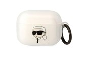 Mobil - Andet Tilbehør - Karl Lagerfeld KLAPHNIKTCT AirPods Pro cover transparent Karl`s Head - 3666339087999