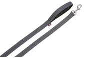 Hunde - Nobby Line Soft Grip 120 cm L-XL Mørkegrå - L78516-74