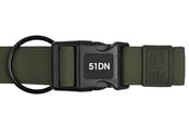Hunde - 51 Degrees North 51 - Wanderful - Collar - Nylon - Flat - Khaki -26 - 51AWFCL5403