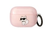 Mobil - Andet Tilbehør - Karl Lagerfeld KLAPHNCHTCP Airpods Pro cover pink/pink Ikonik Choupette - 3666339088088