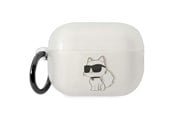 Mobil - Andet Tilbehør - Karl Lagerfeld KLAP2HNCHTCT Airpods Pro 2 cover transparent Ikonik Choupette - 3666339099312