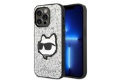 Mobil - Covers & Cases - Karl Lagerfeld KLHCP14XG2CPS iPhone 14 Pro Max 6.7" silver/silver hardcase Glitter Choupette Patch - 3666339099466