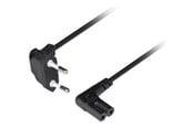 Strømkabel (intern) - Lanberg - power cable - Europlug to power IEC 60320 C7 - 1.8 m - CA-C7CA-12CC-0018-BK