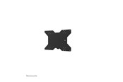 Vægbeslag, AV-Beslag & AV-Møbler - Neomounts WL85-515BL16 mounting kit - for flat panel - rotatable - black - Maks 50 kg - Maks størrelse 75" - WL85-515BL16