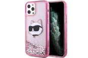 Mobil - Covers & Cases - Karl Lagerfeld KLHCP12MLNCHCP iPhone 12/ 12 Pro 6.1" pink/pink hardcase Glitter Choupette Head - 3666339119065