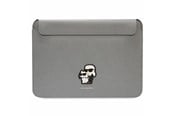 Tasker - Karl Lagerfeld Saffiano Karl&Choupette case for a 14" laptop - silver - 3666339126650