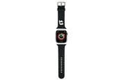 Smartwatch - Tilbehør - Karl Lagerfeld 3D Rubber Karl Head strap for Apple Watch 42/44/45/49mm - black - 3666339127381