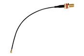 Netværkskabel - MikroTik ACSMAUFL U.fl - SMA female pigtail - Sort - ACSMAUFL