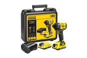 Skrue/Boremaskine - Stanley Fatmax SFMCF820D2K impact driver - cordless - 3-speed - 2 batteries included charger - SFMCF820D2K-QW