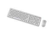 Tastatur - Gembird Slim Pro Business - keyboard and mouse set full size - Cyrillic - white Input Device - Tastatur & Mus sæt - Cyrillic - Hvid - KBS-WPS-01-W-CYRL