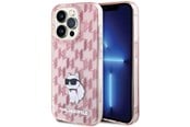 Mobil - Covers & Cases - Karl Lagerfeld Monogram Choupette case for iPhone 15 Pro Max - pink - 3666339163747