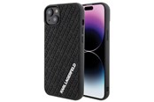 Mobil - Covers & Cases - Karl Lagerfeld 3D Rubber Multi Logo case for iPhone 15 Plus - black - 3666339164324