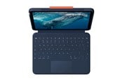 Tastatur - Logitech Rugged Combo 4c Touch - Tastatur & Folio sæt - Dansk/Norsk/Svensk/Finsk - Blå - 920-014154