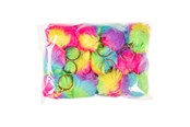 Legetøj - LG-Imports Fluffy Keychain Rainbow Ball 12 pcs. - 9848
