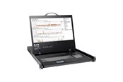 KVM-switch - Tripp Lite Eaton Series 8-Port Rack Console VGA KVM Switch w/ 19" LCD 1U TAA - B040-008-19