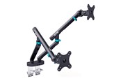 Vægbeslag, AV-Beslag & AV-Møbler - DIGITUS mounting kit - for 2 curved / flat panels - 2 x 10 kg - black - Maks 20 kg - Maks størrelse 35 " - DA-90471