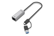 Netværksadapter (netkort, printserver mv.) - Unitek - network adapter - USB-C / USB-A - 2.5 Gigabit Ethernet - U1313CGY01