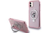 Mobil - Covers & Cases - Karl Lagerfeld Ring Stand Karl&Choupette MagSafe case for iPhone 11 / Xr - pink - 3666339168919