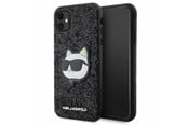 Mobil - Covers & Cases - Karl Lagerfeld KLHCN61G2CPK iPhone 11 / Xr 6.1" black/black hardcase Glitter Choupette Patch - 3666339170028