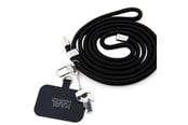 Mobil - Andet Tilbehør - Karl Lagerfeld KLUCNMSCKIK Universal CBDY Cord case - black - 3666339170431