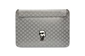 Tasker - Karl Lagerfeld Saffiano Monogram Ikonik case for a 14" laptop - silver - 3666339170547