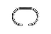 Affaldssortering - Croydex C-Shaped Shower Curtain Rings Chrome Pack of 12 - AK142141