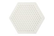 Kreativt Legetøj - Creativ Company NABBI BioBeads Base Plate Hexagon 8.5x8.5cm - 906784