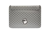 Tasker - Karl Lagerfeld Saffiano Monogram Choupette case for a 14" laptop - silver - 3666339170585