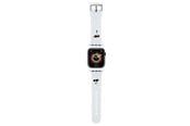 Smartwatch - Tilbehør - Karl Lagerfeld 3D Rubber Karl&Choupette Heads strap for Apple Watch 38/40/41mm - white - 3666339190095