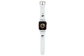 Smartwatch - Tilbehør - Karl Lagerfeld 3D Rubber Karl&Choupette Heads strap for Apple Watch 42/44/45/49mm - white - 3666339190101