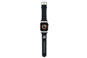 Smartwatch - Tilbehør - Karl Lagerfeld 3D Rubber Choupette Heads Strap for Apple Watch 38/40/41mm - Black - 3666339190118
