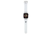 Smartwatch - Tilbehør - Karl Lagerfeld 3D Rubber Choupette Heads Strap for Apple Watch 38/40/41mm - White - 3666339190132