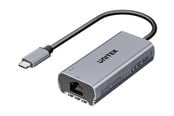 Netværksadapter (netkort, printserver mv.) - Unitek - network adapter - USB-C - 5 Gigabit Ethernet - U1343AGY01