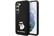 Mobil - Covers & Cases - Karl Lagerfeld Silicone Choupette case for Samsung Galaxy S24 - black - 3666339242329