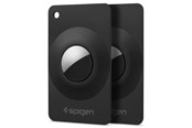 Mobil - Andet Tilbehør - Spigen AirFit 2 2-Pack Case for Apple AirTag 1/2 - Black - 30307-0