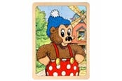 Puslespil - Rasmus Klump - Framed Wooden Puzzle - 7494