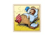 Puslespil - Rasmus Klump - Framed Wooden Puzzle - Good Night - 7498